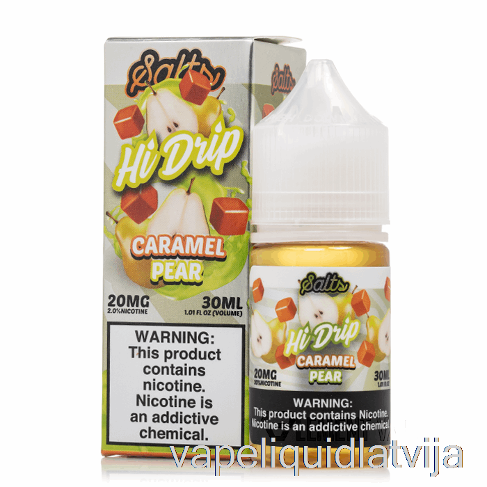 Karameļu Bumbieris - Hi-drip Salts - 30ml 20mg Vape šķidrums